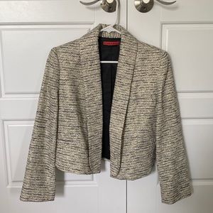 Alice and Olivia Amelia Metallic Tweed Jacket Size S